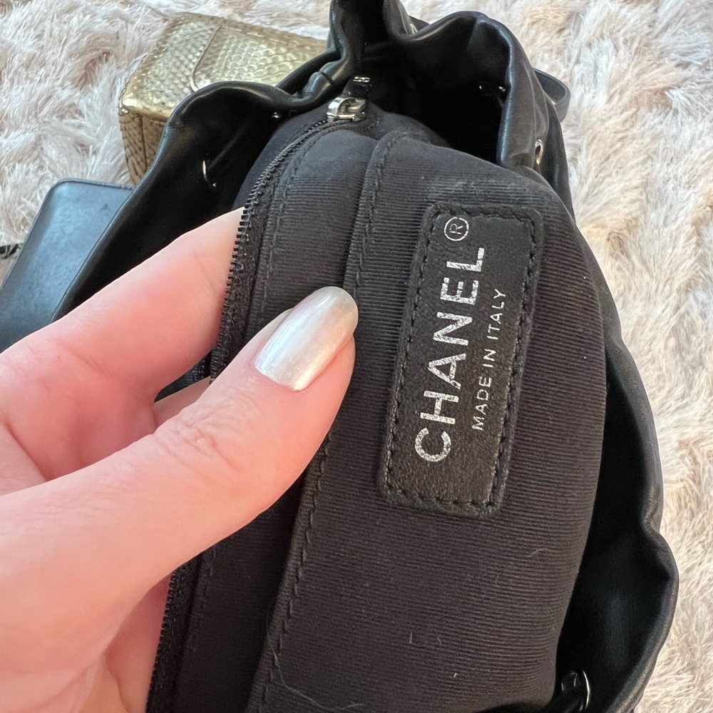 Chanel chevron backpack - Picture 6 of 6
